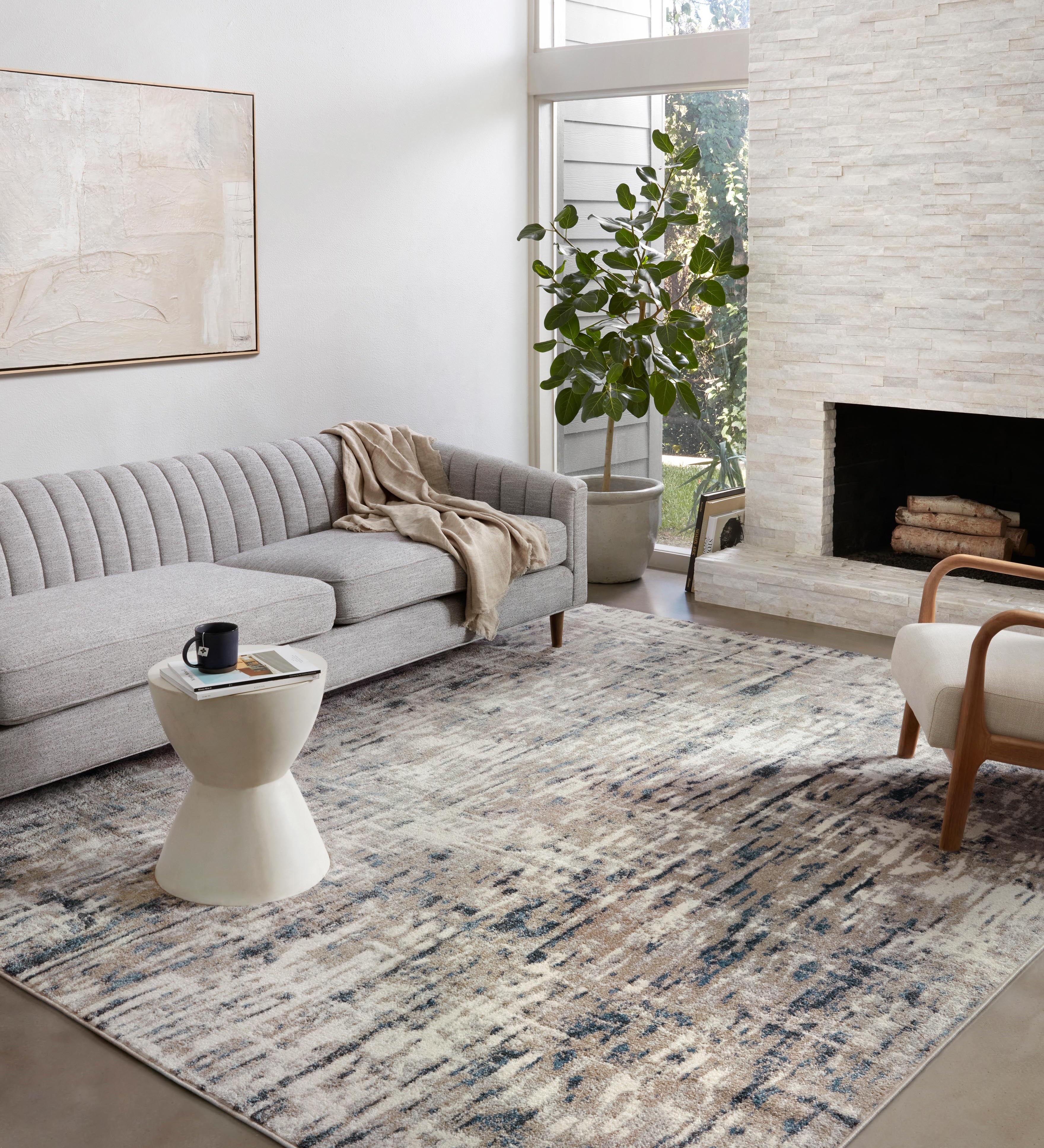 Loloi Spirit Stone / Blue Rug RUGS - synthetic Loloi