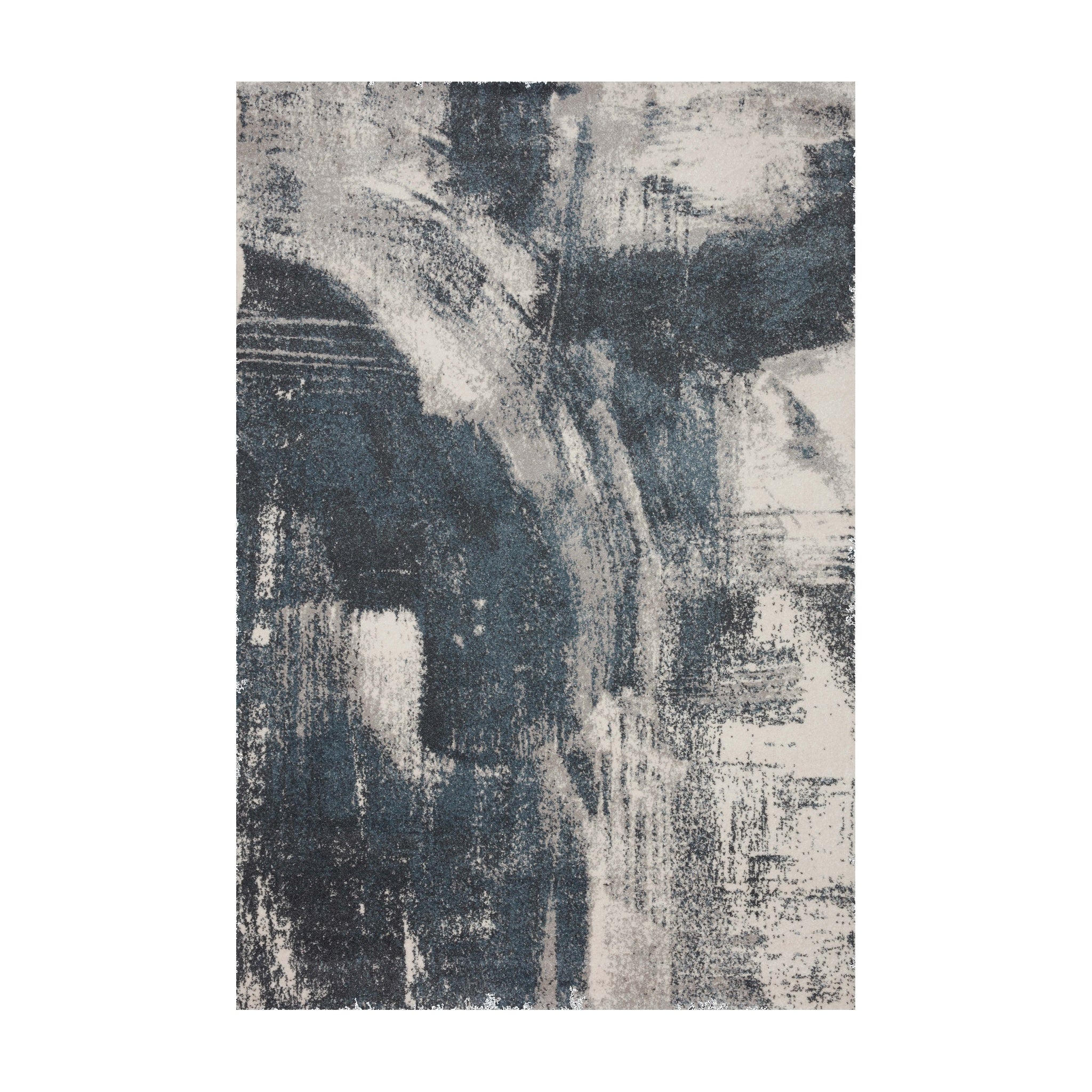 Loloi Spirit Indigo / Ivory Rug RUGS - synthetic Loloi 18" x 18"