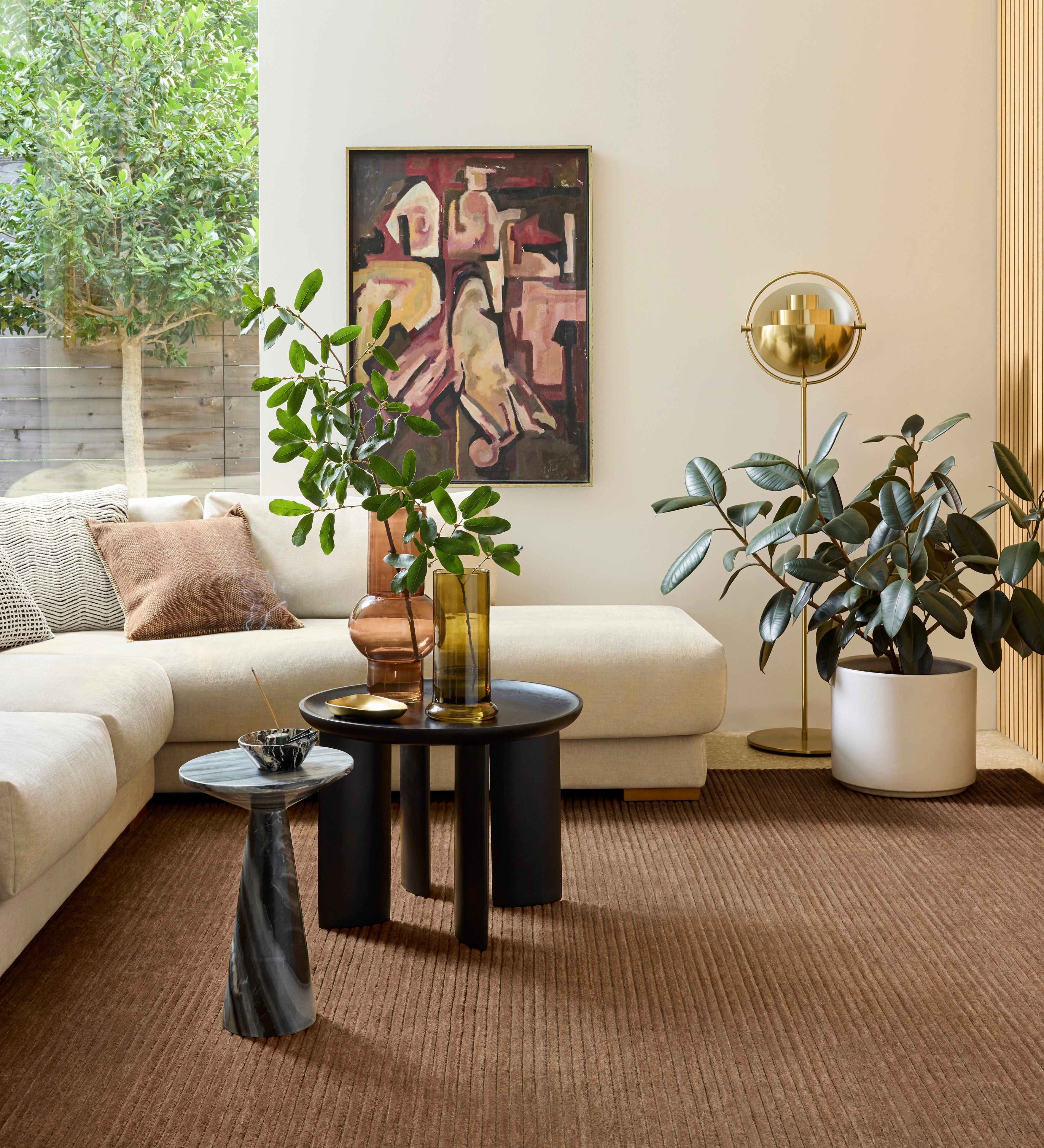 Loloi Sterling Mocha Rug – view 2