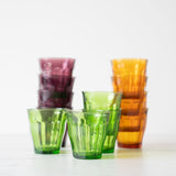 Short Aubergine Picardie Glass Tumbler Set - Rug & Weave