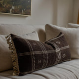 Umber Bhujodi Long Lumbar Pillow Cover
