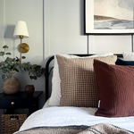 Arthur Gingham Pillow Cover 1 - PILLOWS - linen - neutral Rug & Weave Pillows