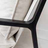 Sully Sling Chair - Cream Black