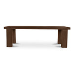 Malena Outdoor Dining Bench Furniture - dining benches Moe's Furniture Brown