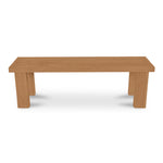 Malena Outdoor Dining Bench Furniture - dining benches Moe's Furniture Natural