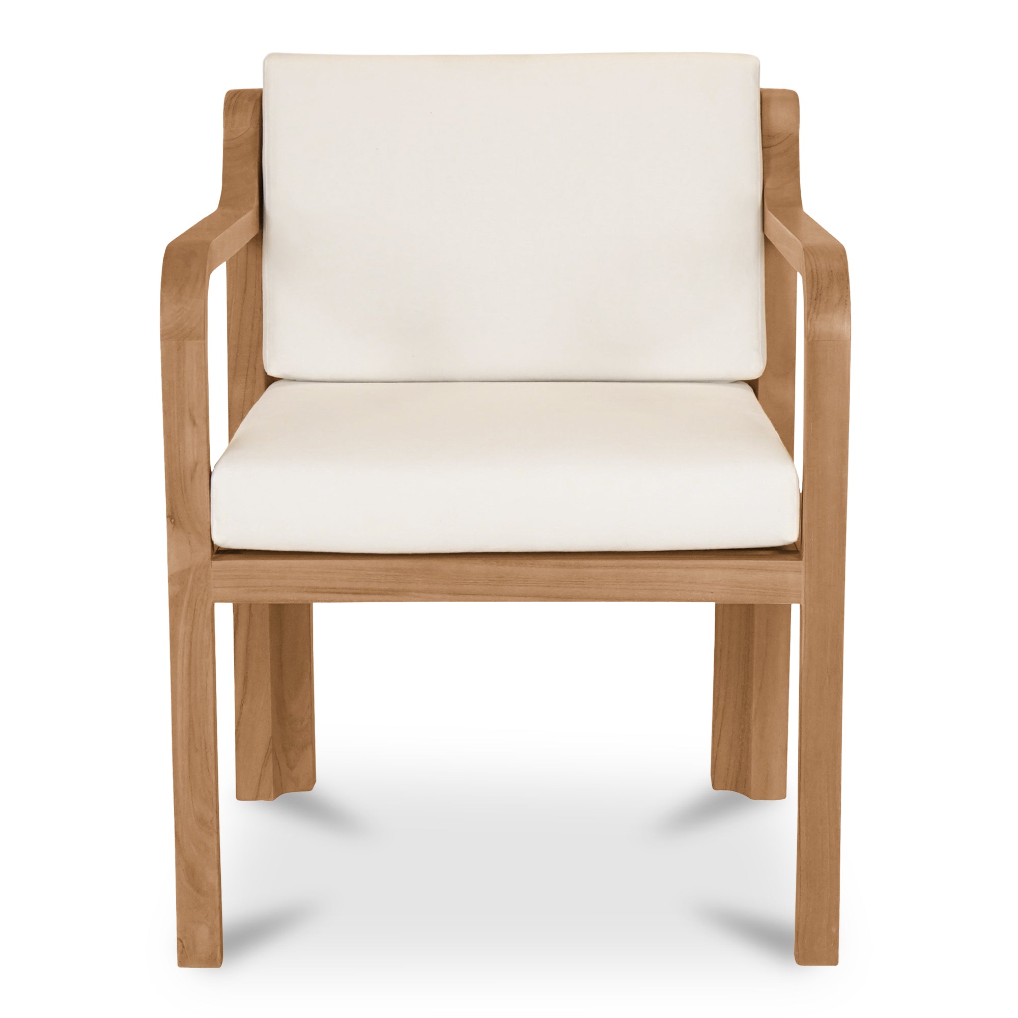 Nestor Outdoor Dining Chair White – view 2