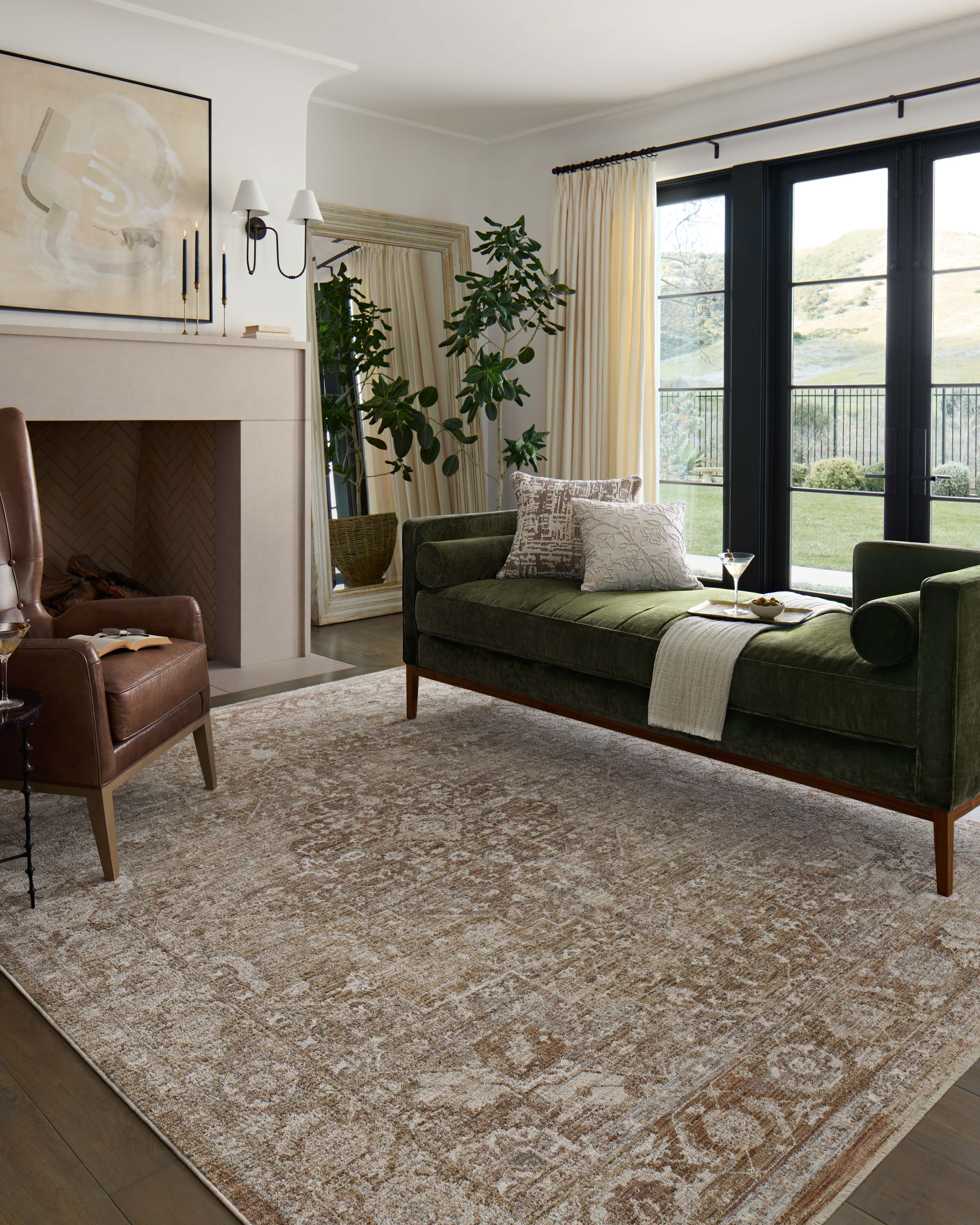 Loloi Tabitha Natural / Clay Rug 0-patterned rugs Loloi