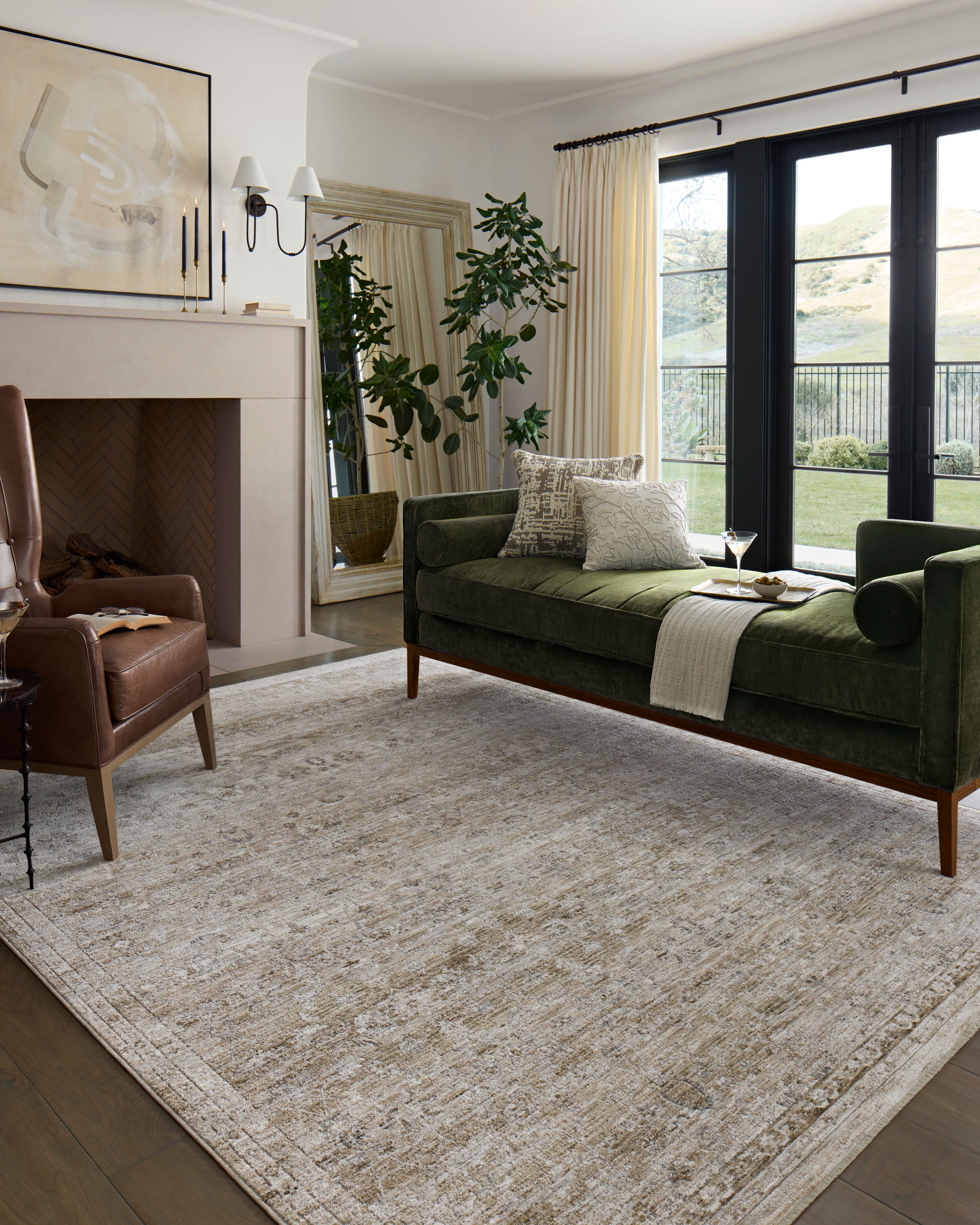 Loloi Tabitha Ivory / Khaki Rug 0-patterned rugs Loloi