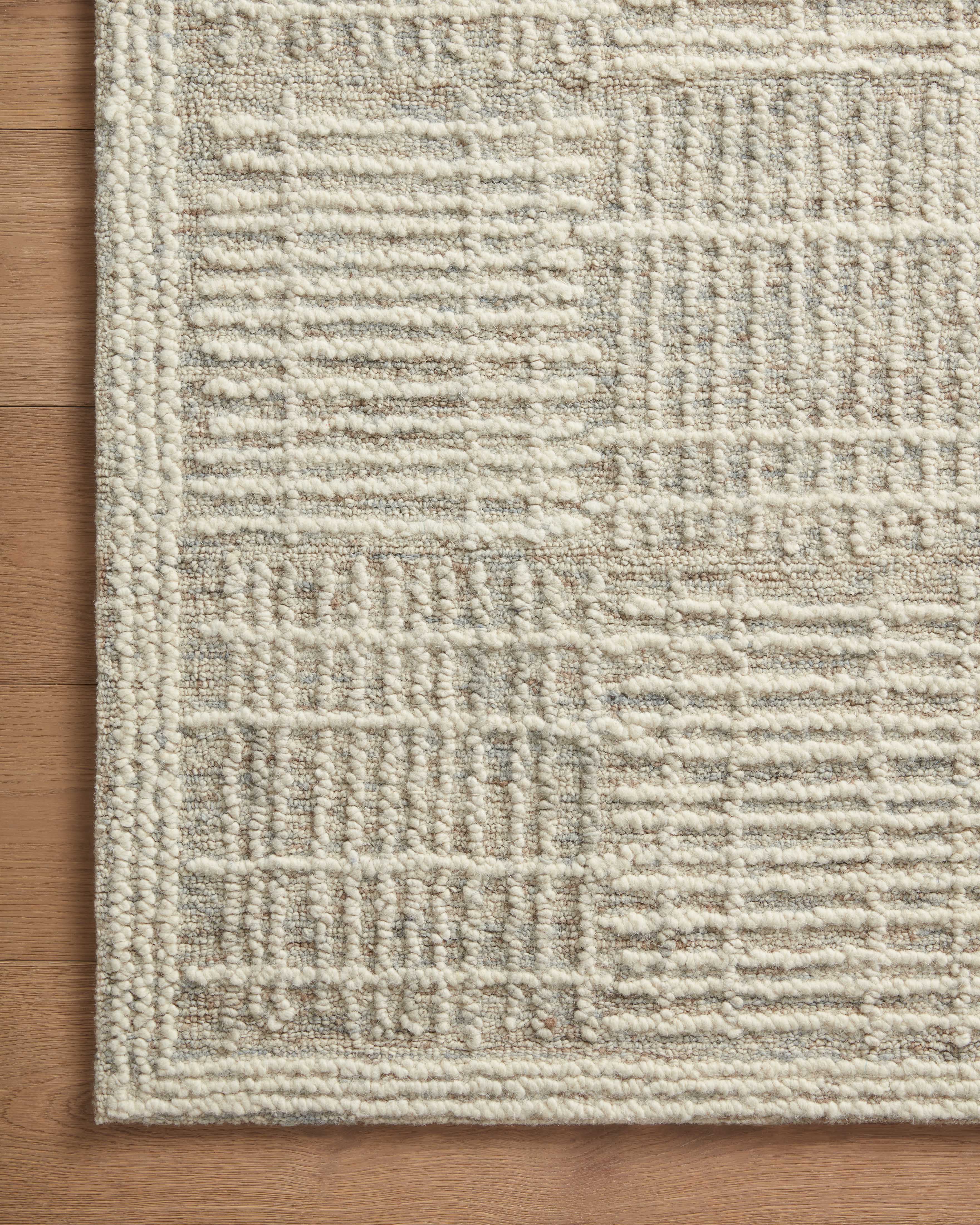 Loloi Tallulah Mist / Ivory Runner Rug RUGS - wool Loloi