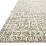 Loloi Tatum Grey / Blush Rug RUGS - wool Loloi