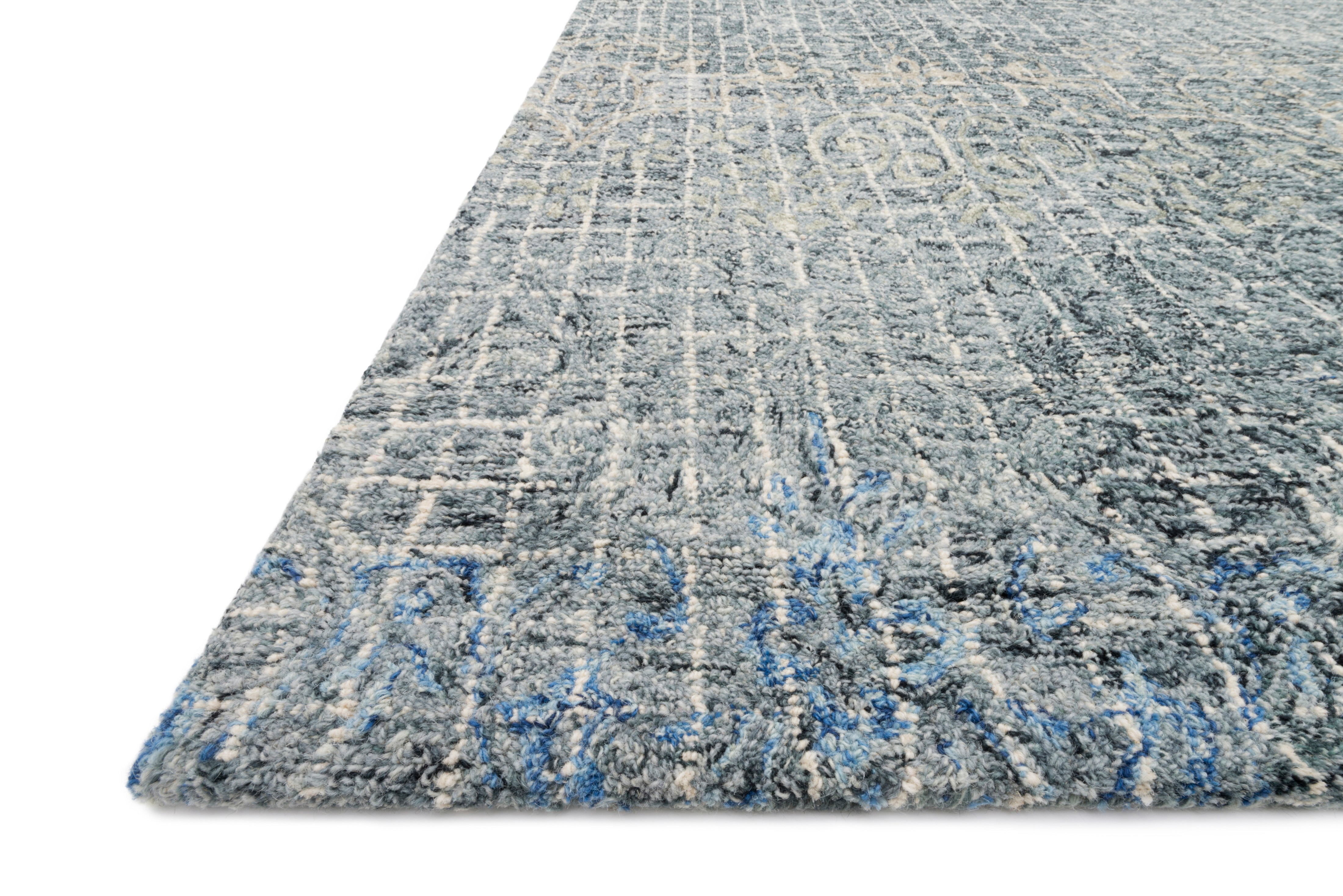 Loloi Tatum Ink / Blue Rug RUGS - wool Loloi