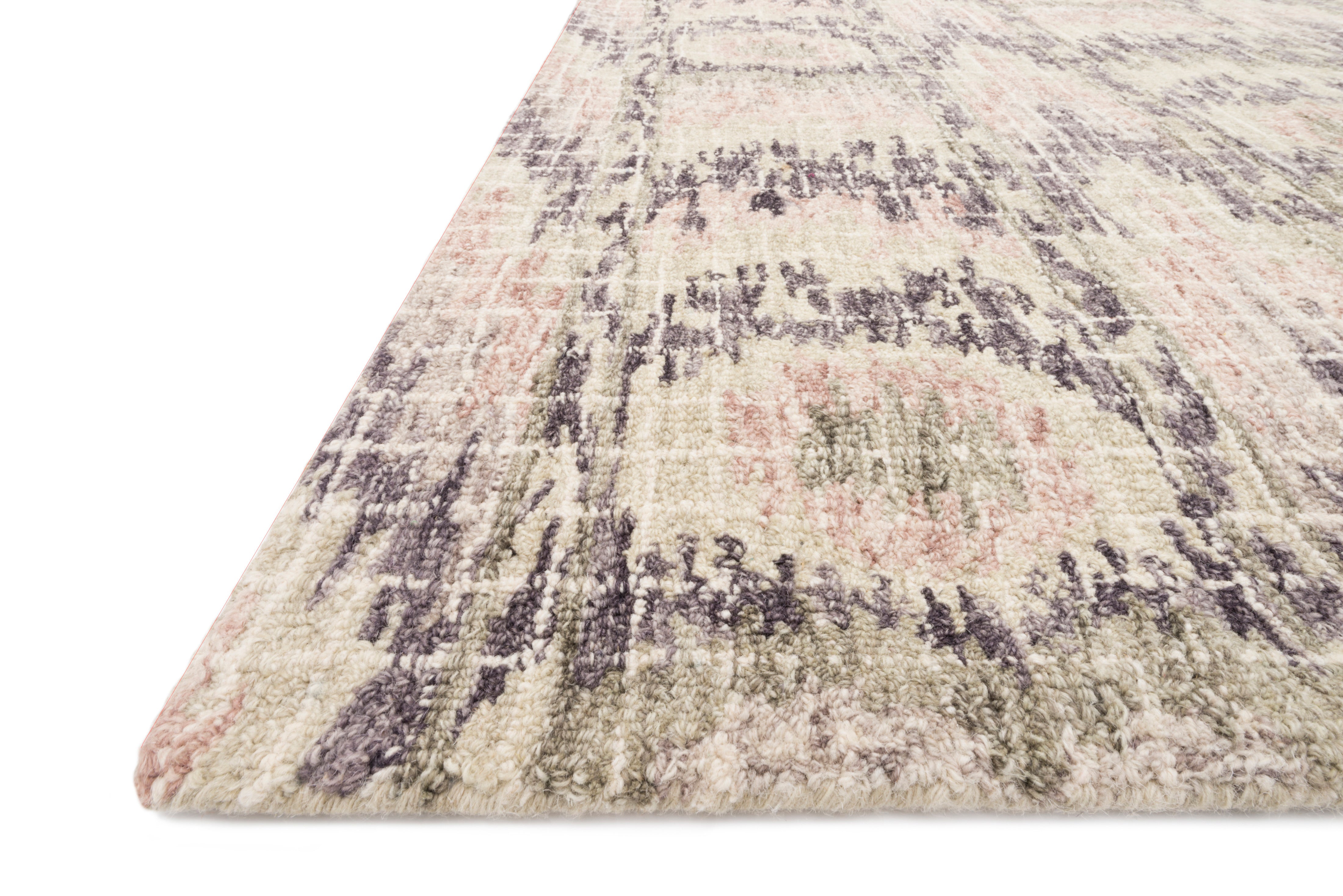 Loloi Tatum Blush / Raisin Rug RUGS - wool Loloi