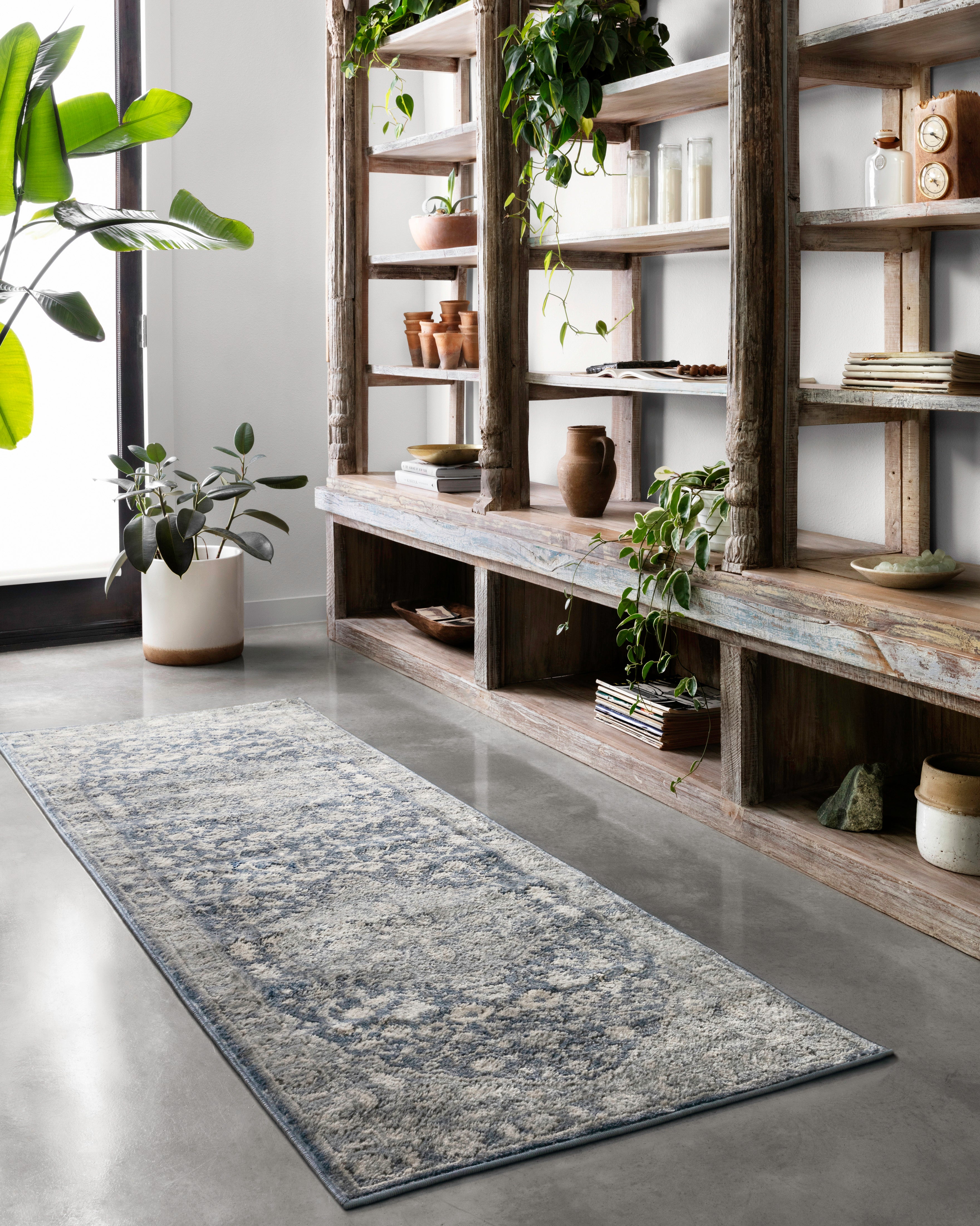 Loloi Teagan Denim / Mist Rug RUGS - patterned Loloi