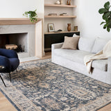 Loloi Teagan Denim / Pebble Rug RUGS - synthetic Loloi
