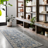 Loloi Teagan Denim / Pebble Rug RUGS - synthetic Loloi