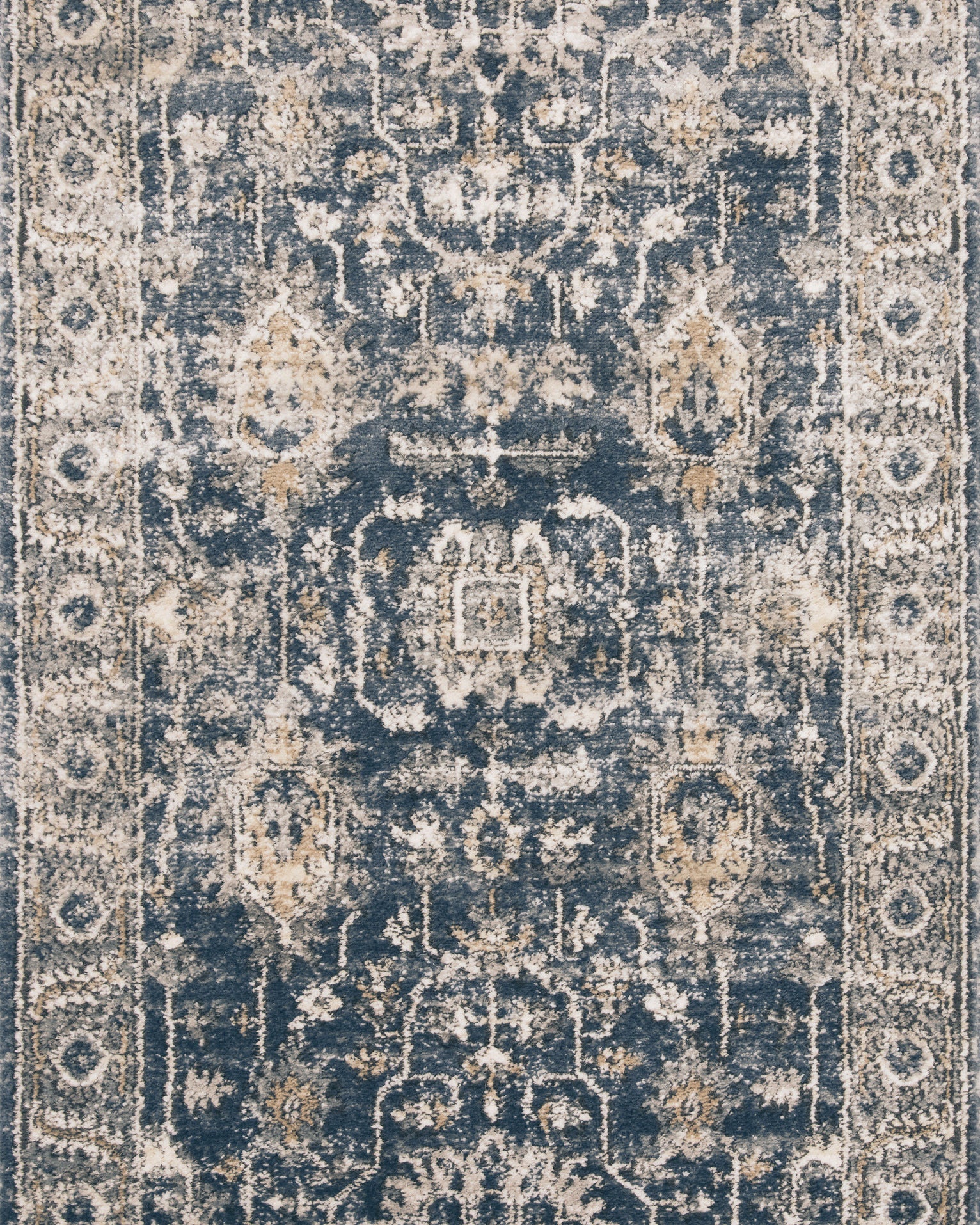 Loloi Teagan Denim / Pebble Rug RUGS - synthetic Loloi