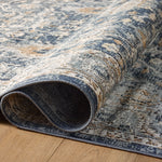 Loloi Teagan Denim / Pebble Rug RUGS - synthetic Loloi