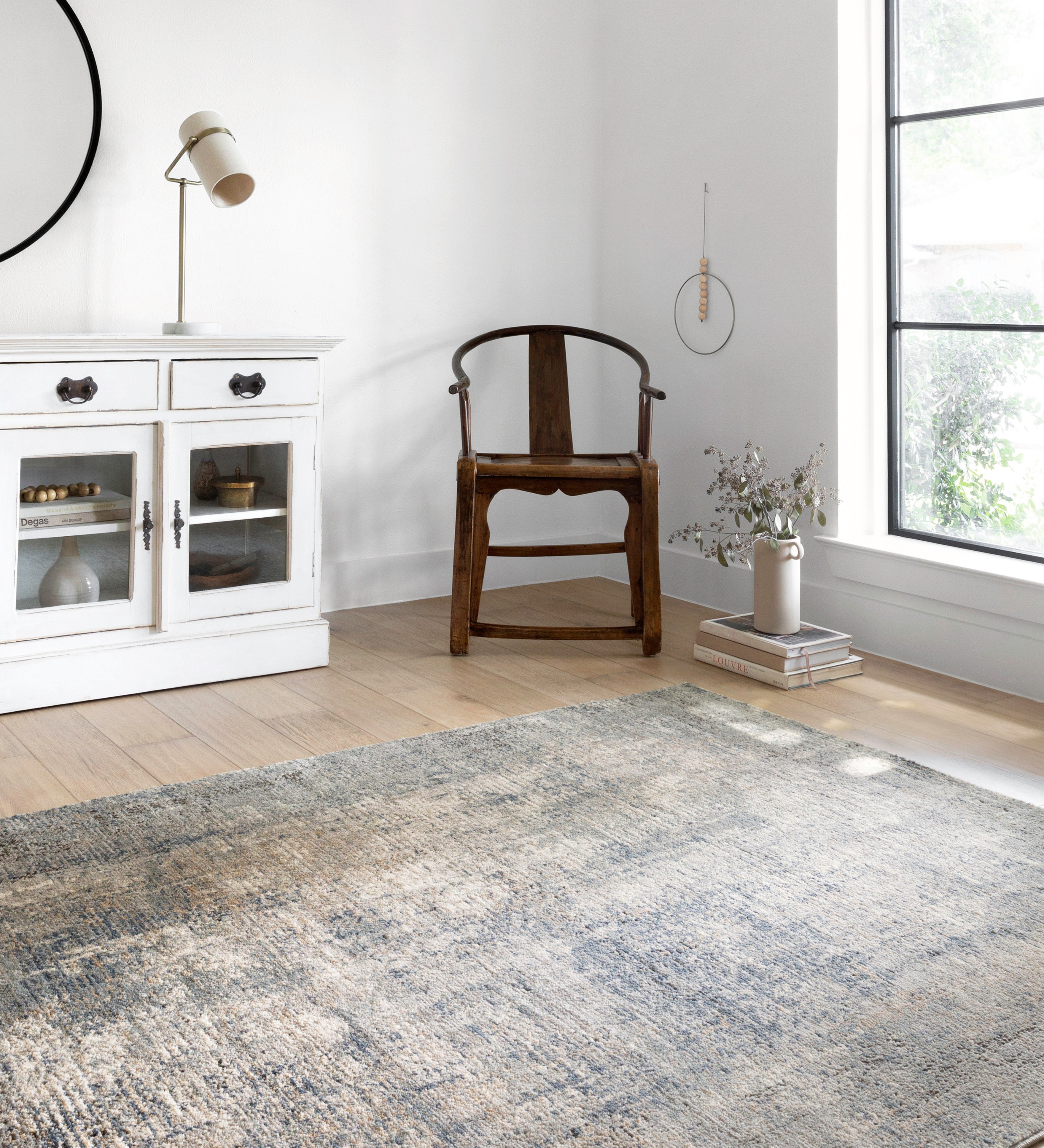 Loloi Teagan Denim / Slate Rug RUGS - synthetic Loloi