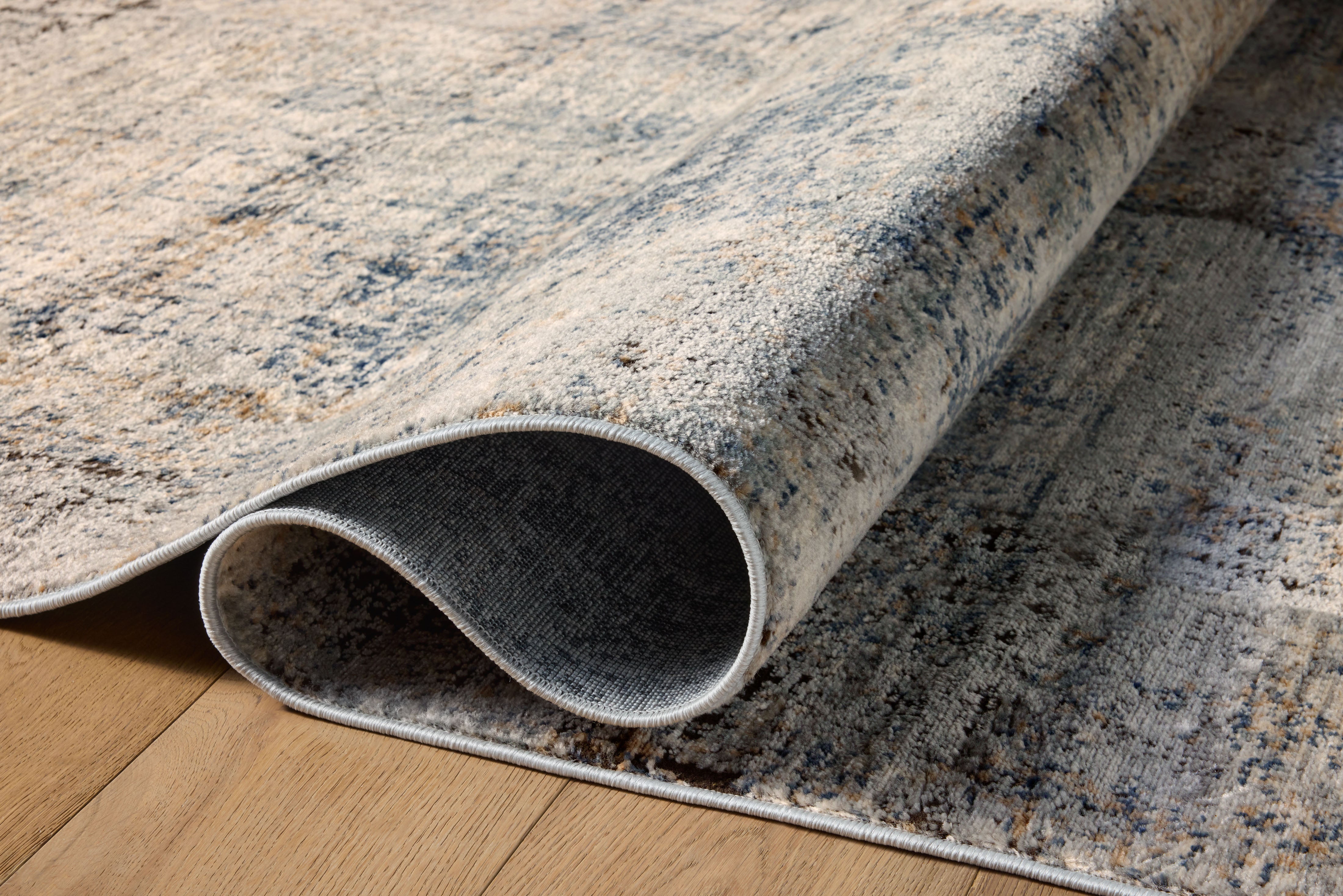 Loloi Teagan Denim / Slate Rug RUGS - synthetic Loloi