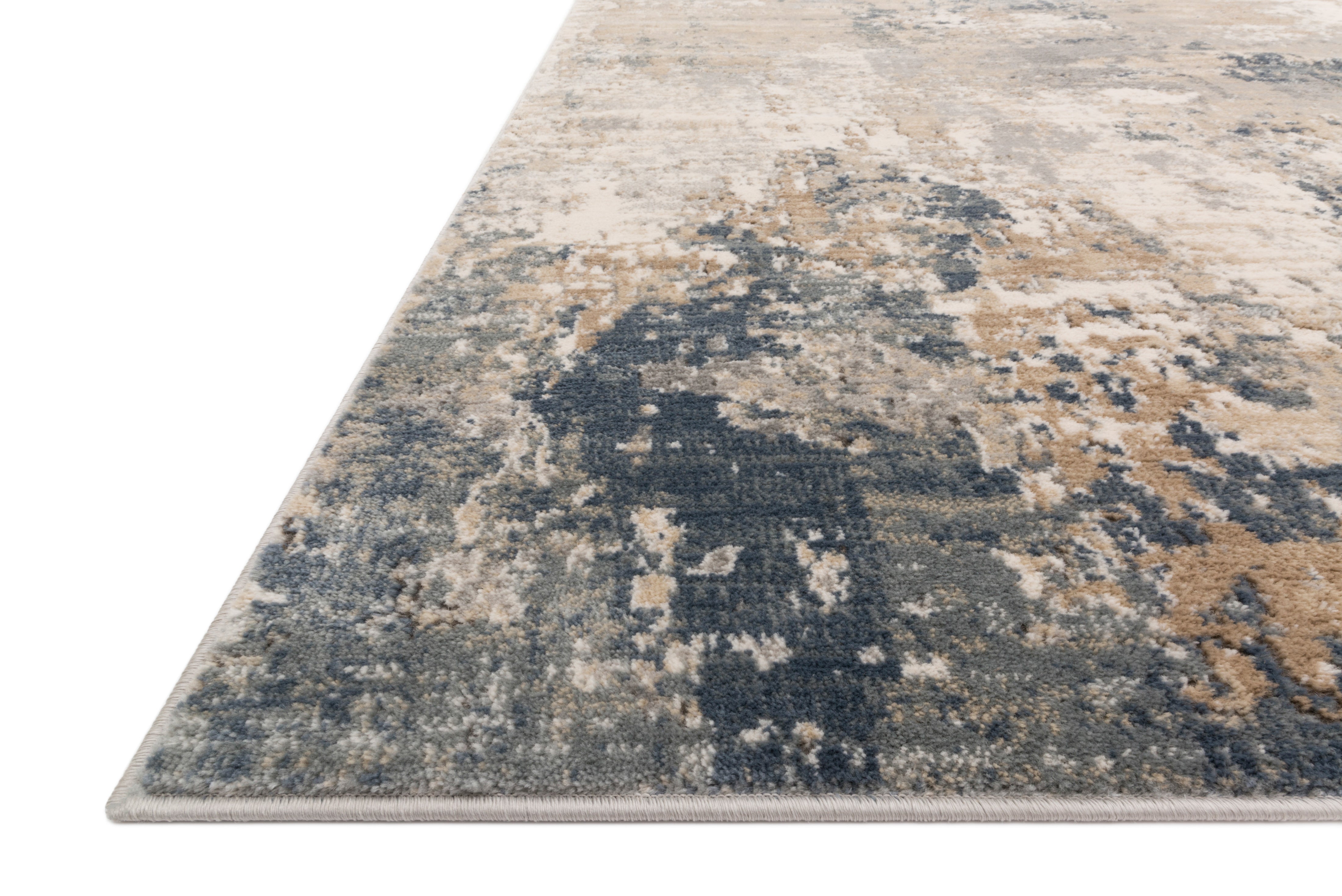 Loloi Teagan Sand / Mist Rug RUGS - synthetic Loloi