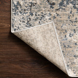 Loloi Teagan Natural / Denim Rug RUGS - synthetic Loloi