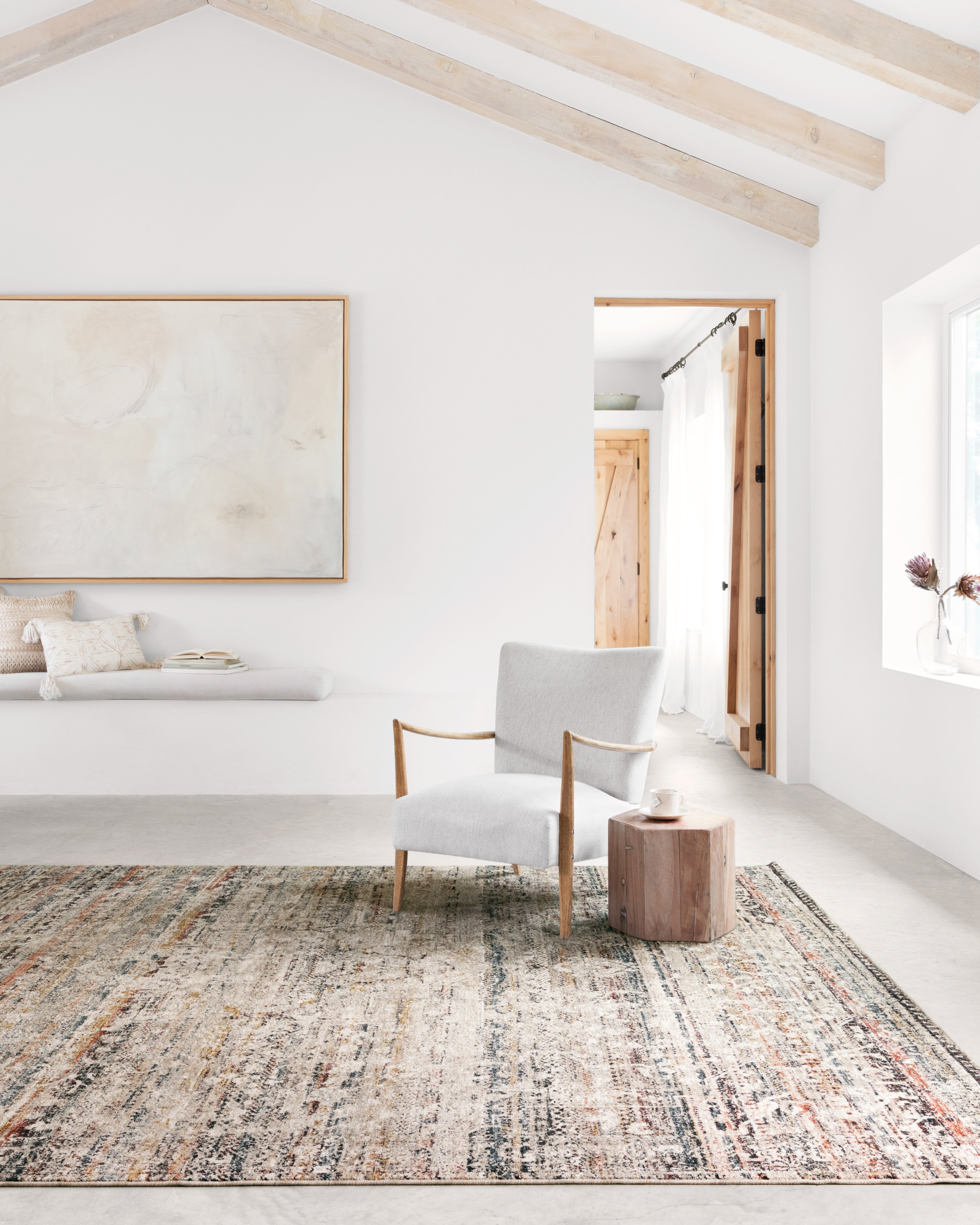Loloi Theia Taupe / Multi Rug RUGS - patterned Loloi