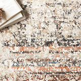 Loloi Theia Taupe / Brick Rug RUGS - patterned Loloi