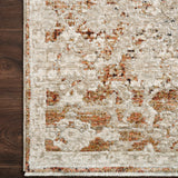 Loloi Theia Natural / Rust Rug RUGS - synthetic Loloi