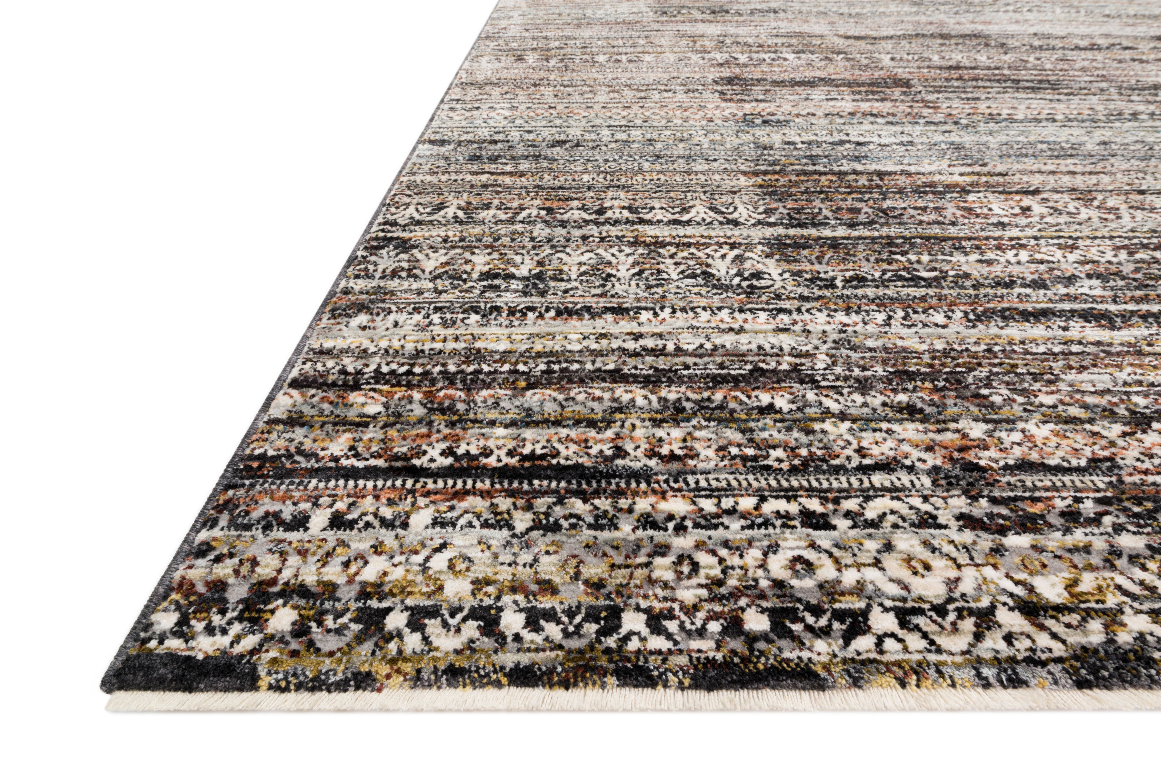 Loloi Theia Grey / Multi Rug RUGS - synthetic Loloi