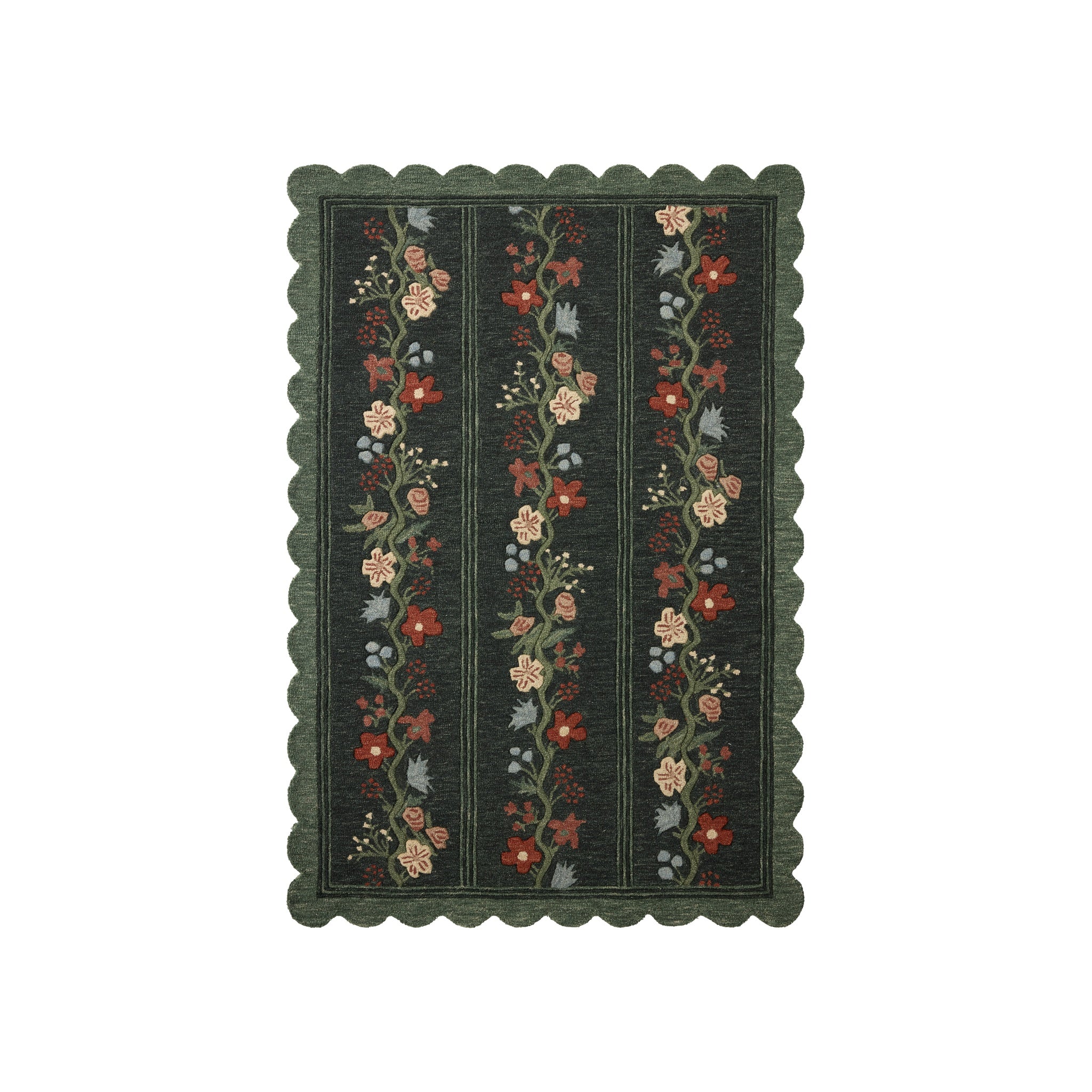 Rifle Paper Co. x Loloi Thistle Forest / Multi Rug, 18" x 18"