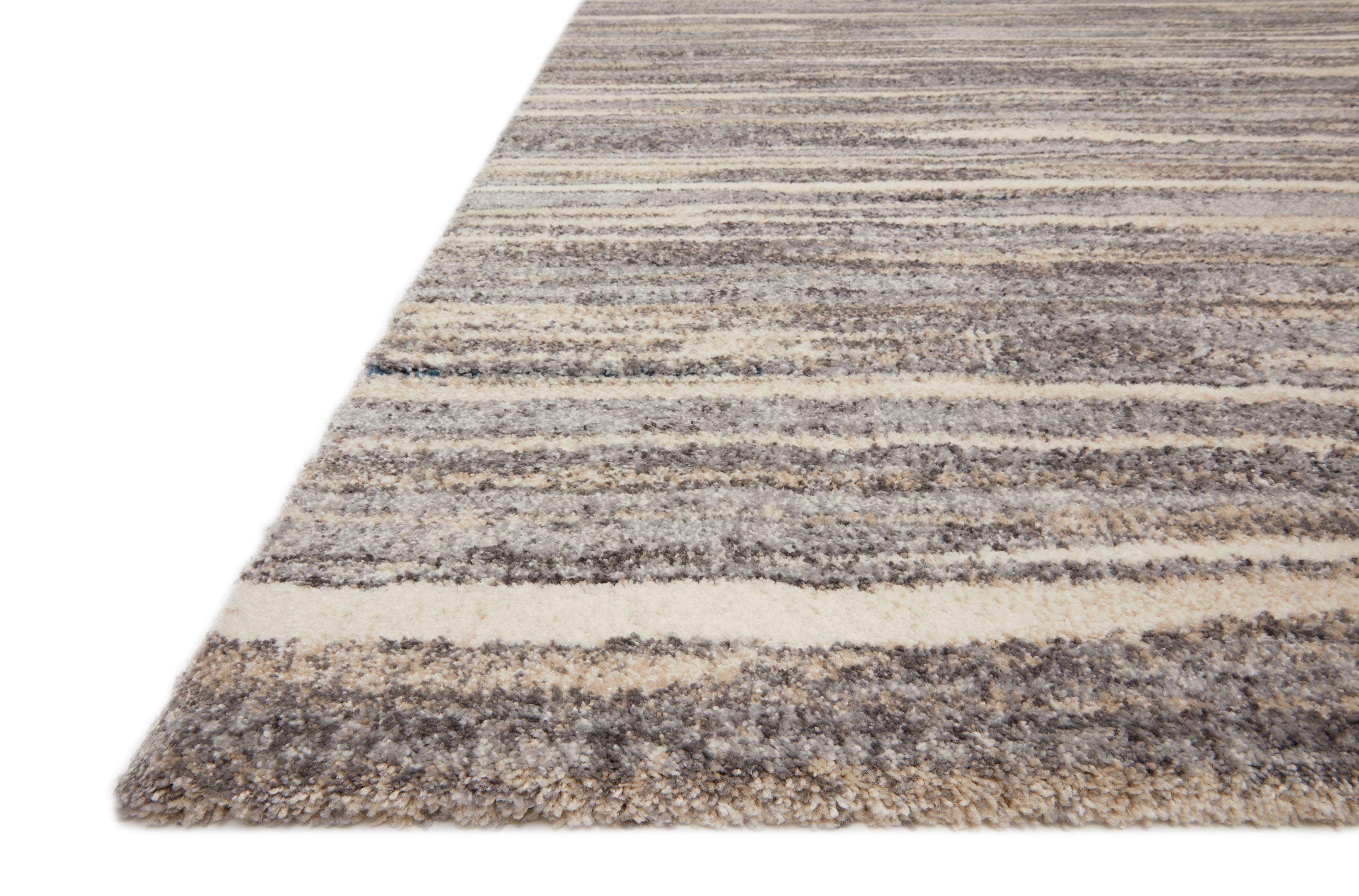 Loloi Theory Mist / Beige Rug RUGS - synthetic Loloi