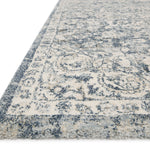 Loloi Theory Ivory / Blue Rug RUGS - synthetic Loloi
