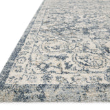 Loloi Theory Ivory / Blue Rug RUGS - synthetic Loloi