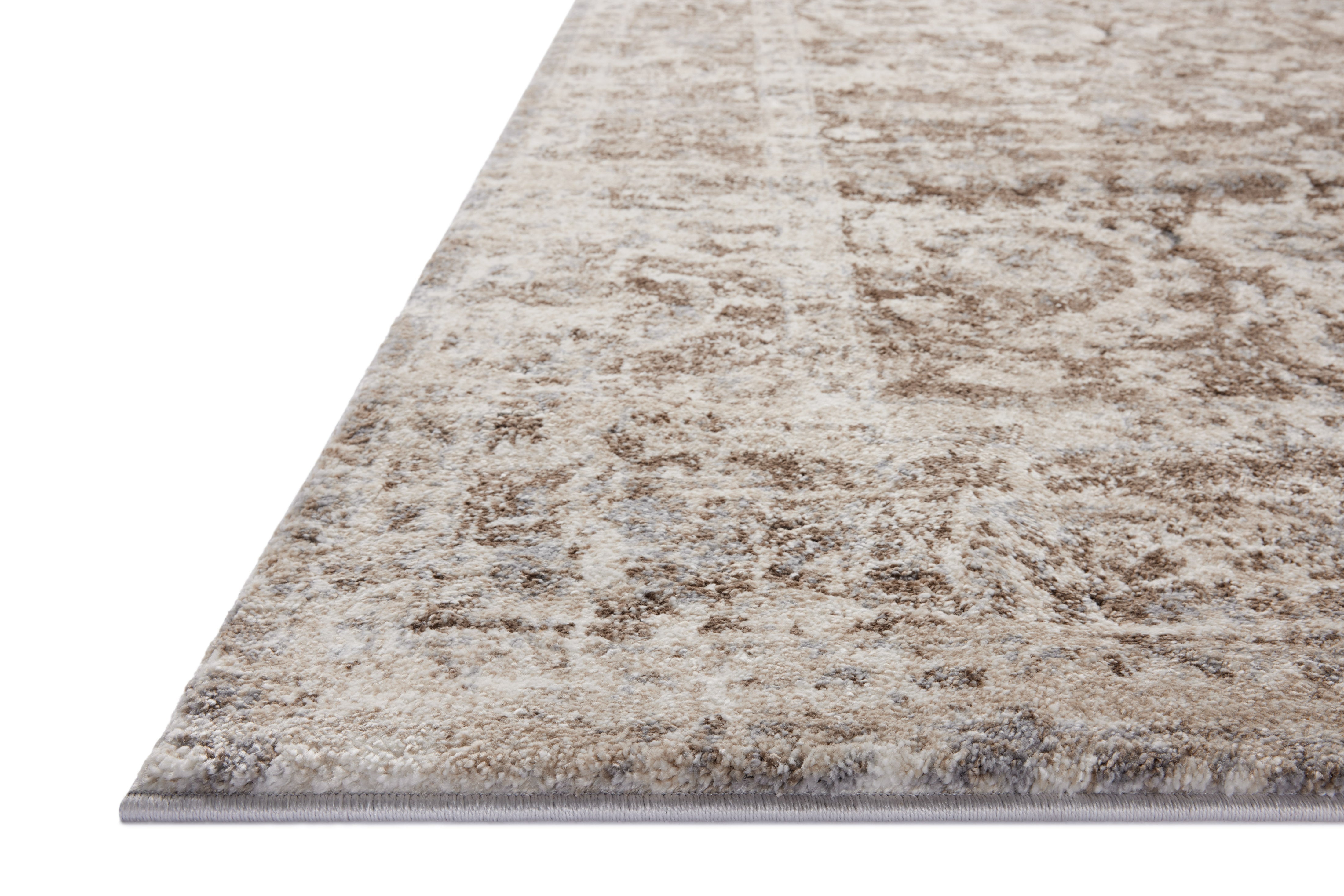 Loloi Theory Mocha / Natural Rug RUGS - synthetic Loloi