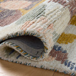 Loloi Tilly Bone / Multi Rug RUGS - wool Loloi 18" x 18" sample