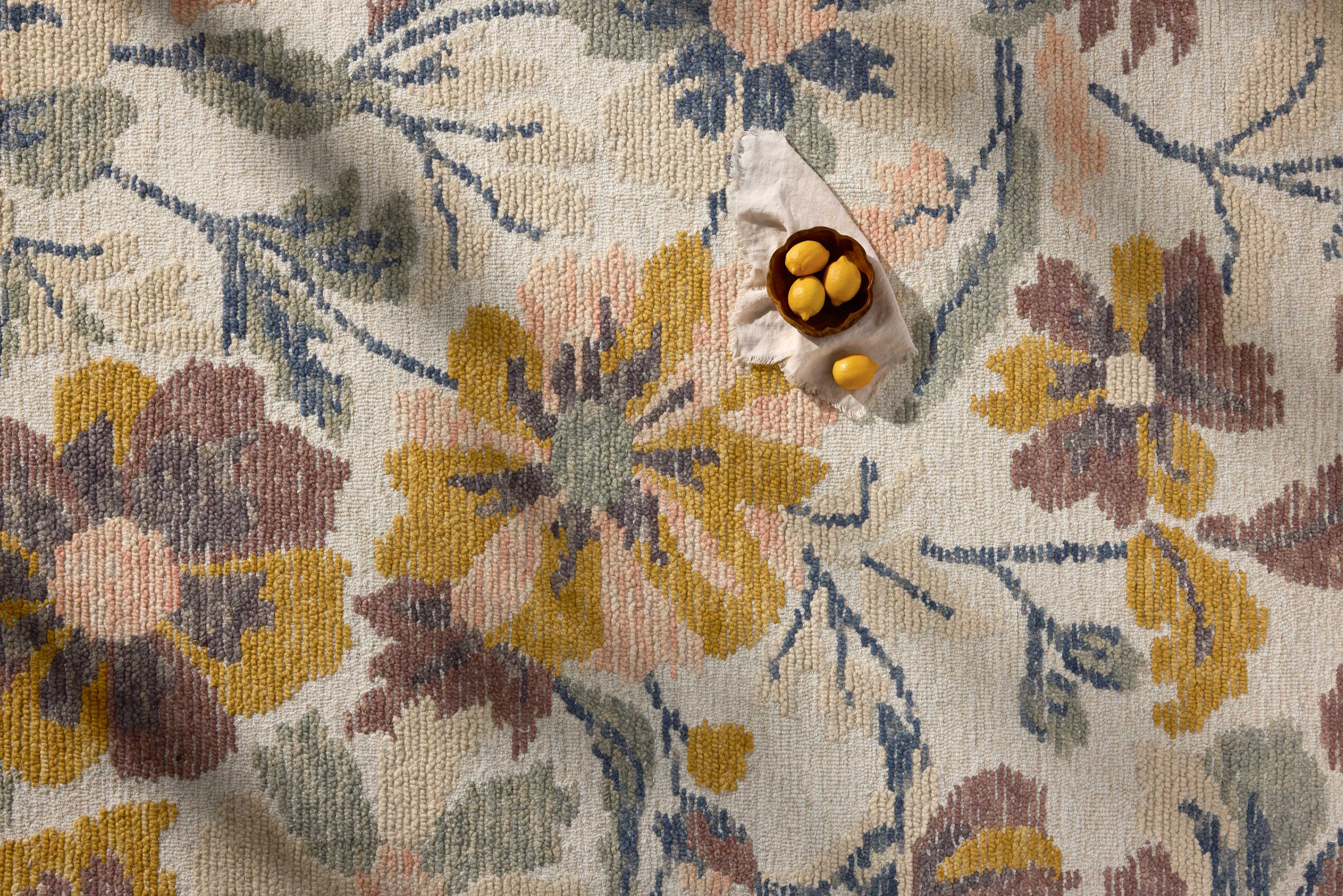 Loloi Tilly Bone / Multi Rug RUGS - wool Loloi 18" x 18" sample