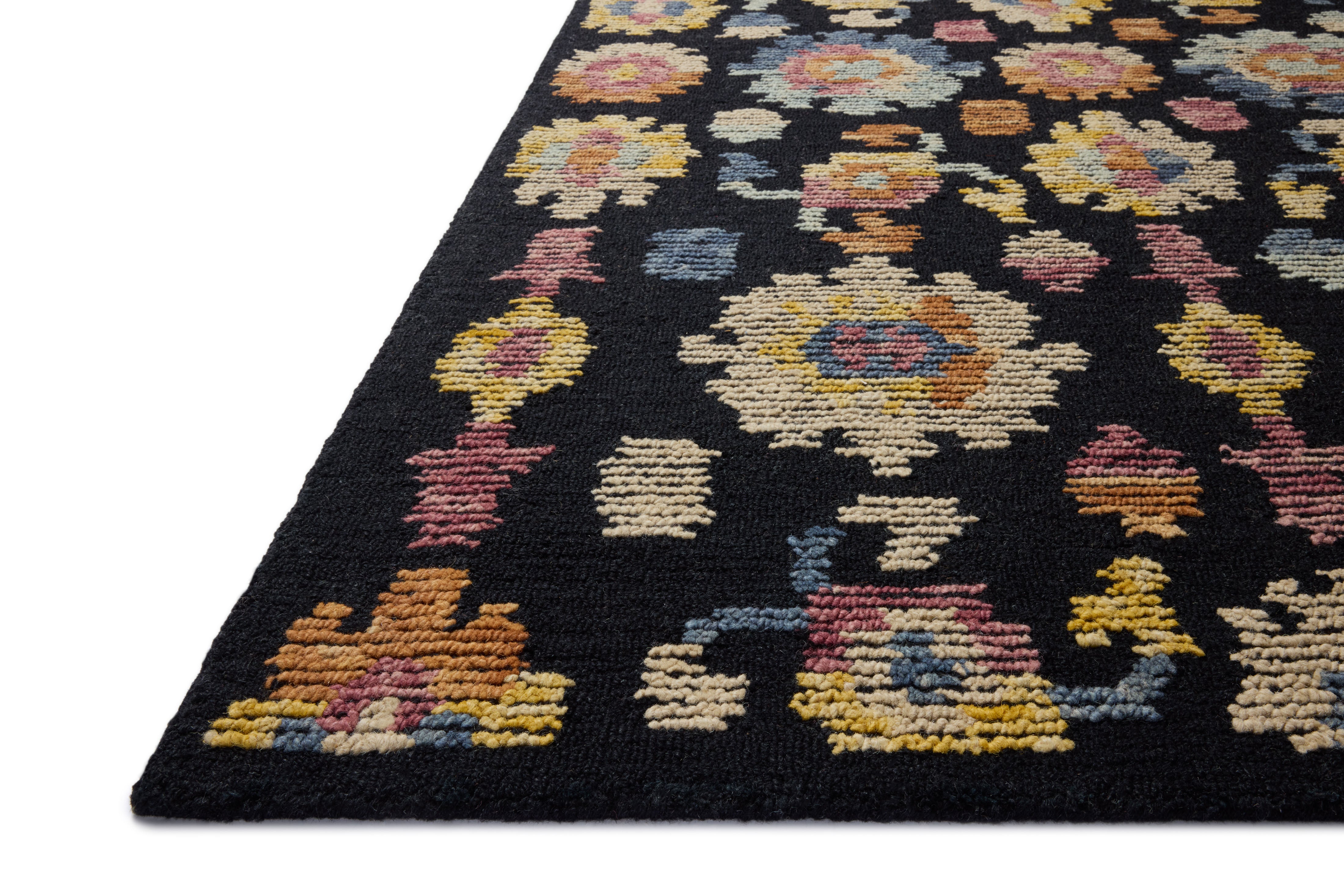 Loloi Tilly Midnight / Multi Rug RUGS - wool Loloi 18" x 18" sample