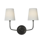 Vendome 16" Cordless Double Sconce LIGHTING - sconce Visual Comfort Bronze