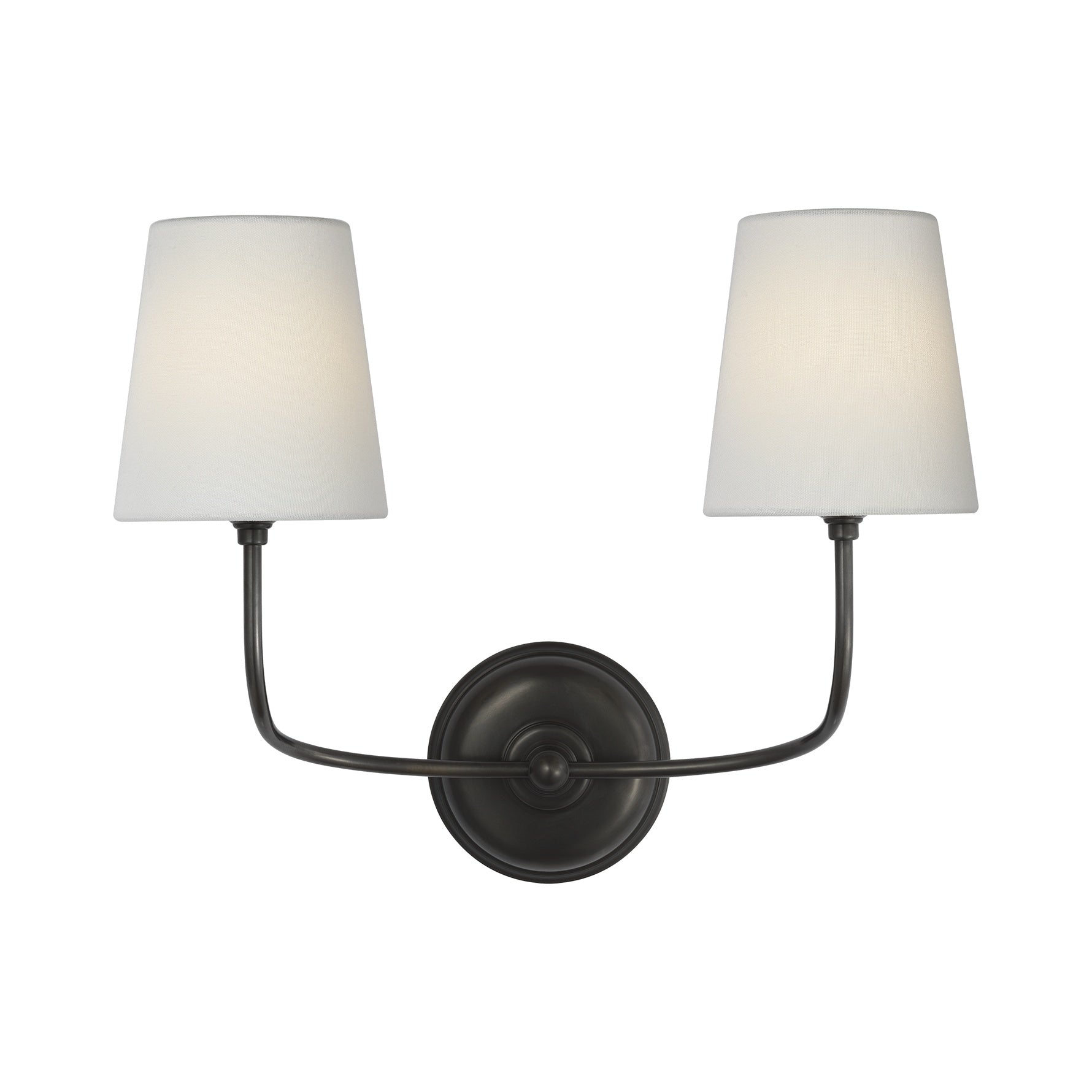 Vendome 16" Cordless Double Sconce, Bronze