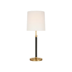 Hand-Rubbed Antique Brass and Chocolate Leather