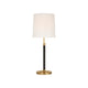 Hand-Rubbed Antique Brass and Chocolate Leather