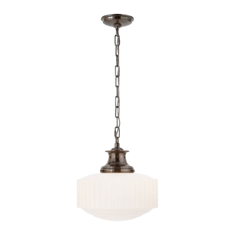 STORE FIXTURE - Milton Road Flush Mount - Antique Nickel LIGHTING - store fixture Visual Comfort