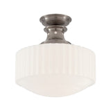 STORE FIXTURE - Milton Road Flush Mount - Antique Nickel LIGHTING - store fixture Visual Comfort