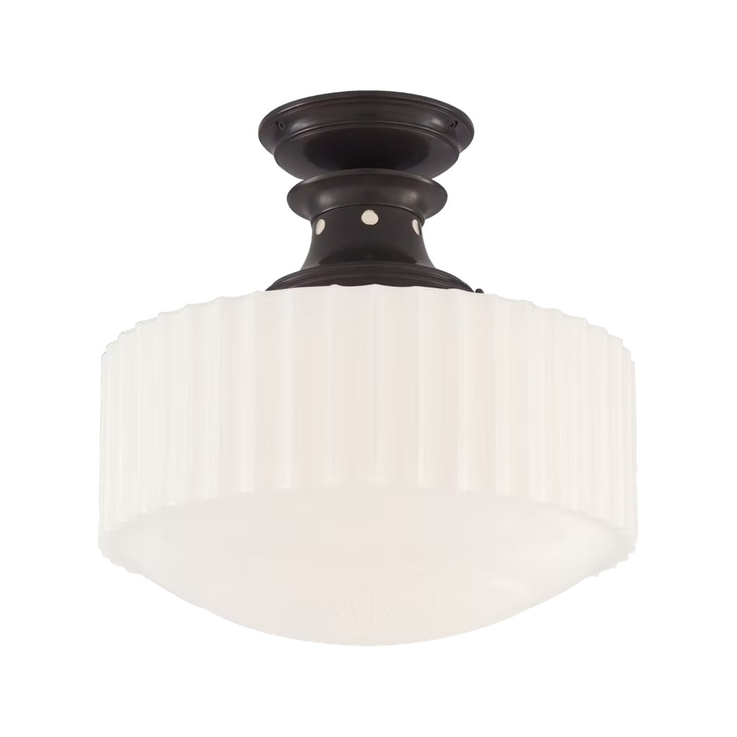 Milton Road Flush Mount LIGHTING - flush mount Visual Comfort Bronze