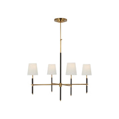 Hand-Rubbed Antique Brass and Chocolate Leather