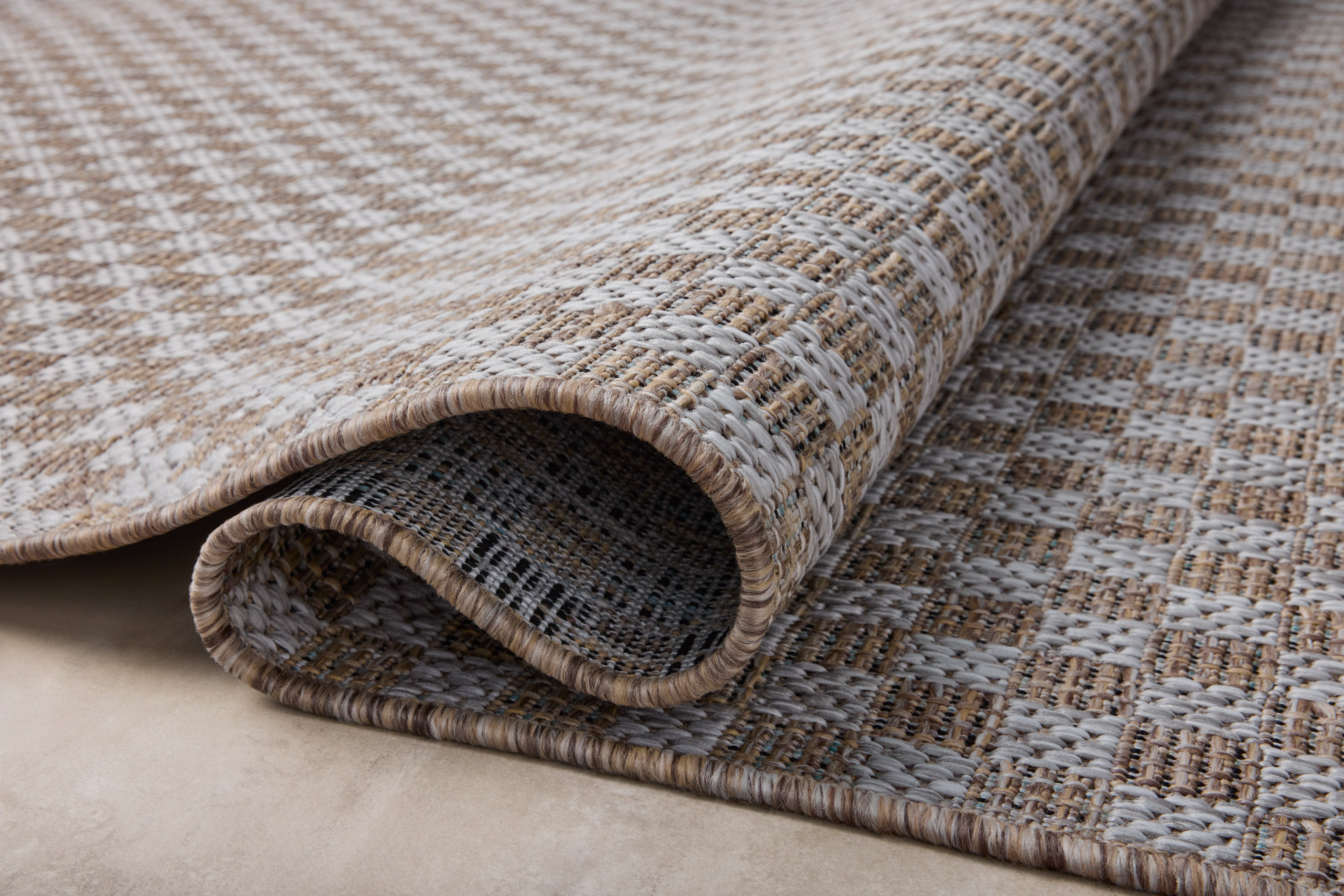 Amber Lewis x Loloi Topanga Natural / Silver Rug 5-Rugs - indoor/outdoor Loloi