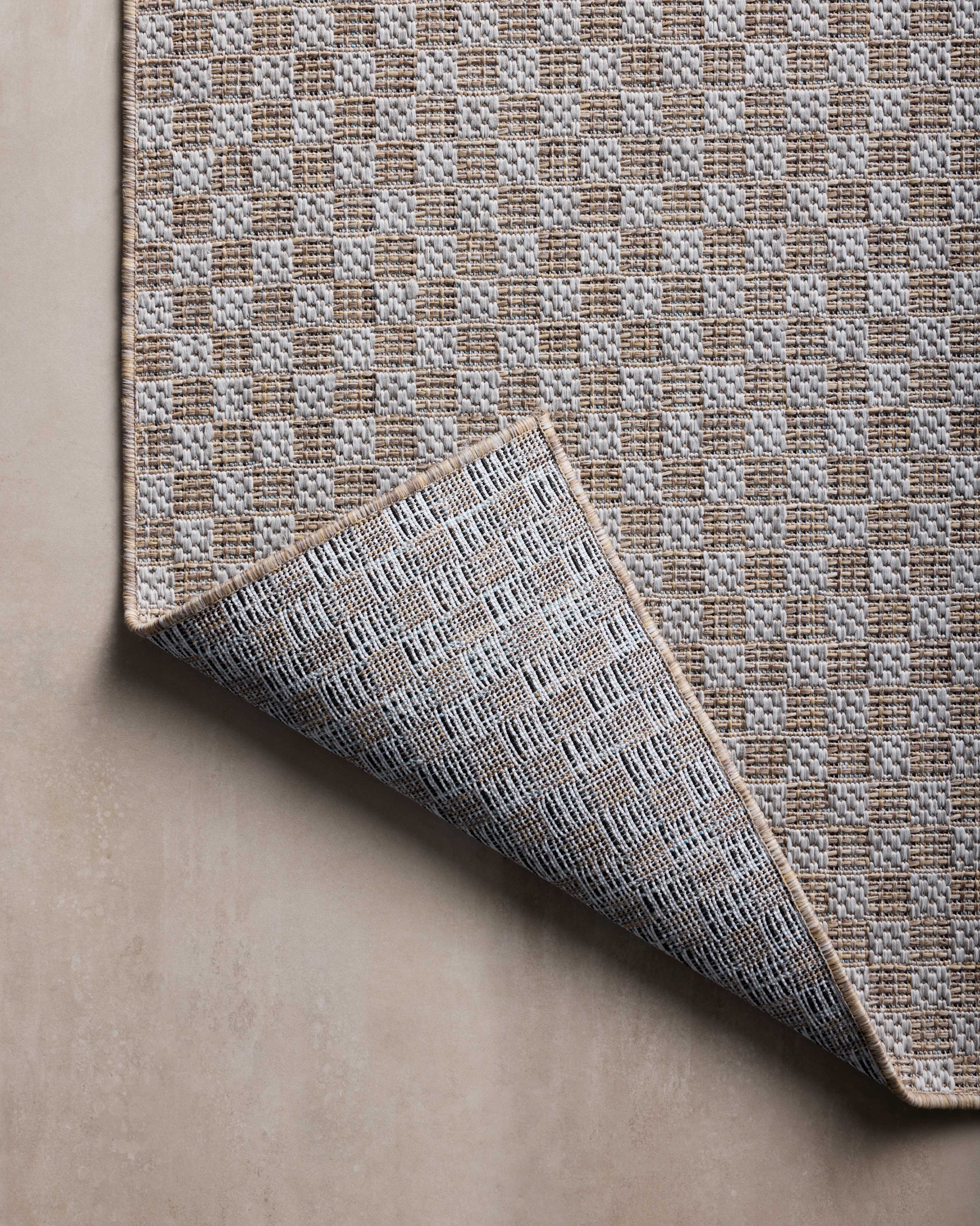 Amber Lewis x Loloi Topanga Natural / Silver Rug 5-Rugs - indoor/outdoor Loloi