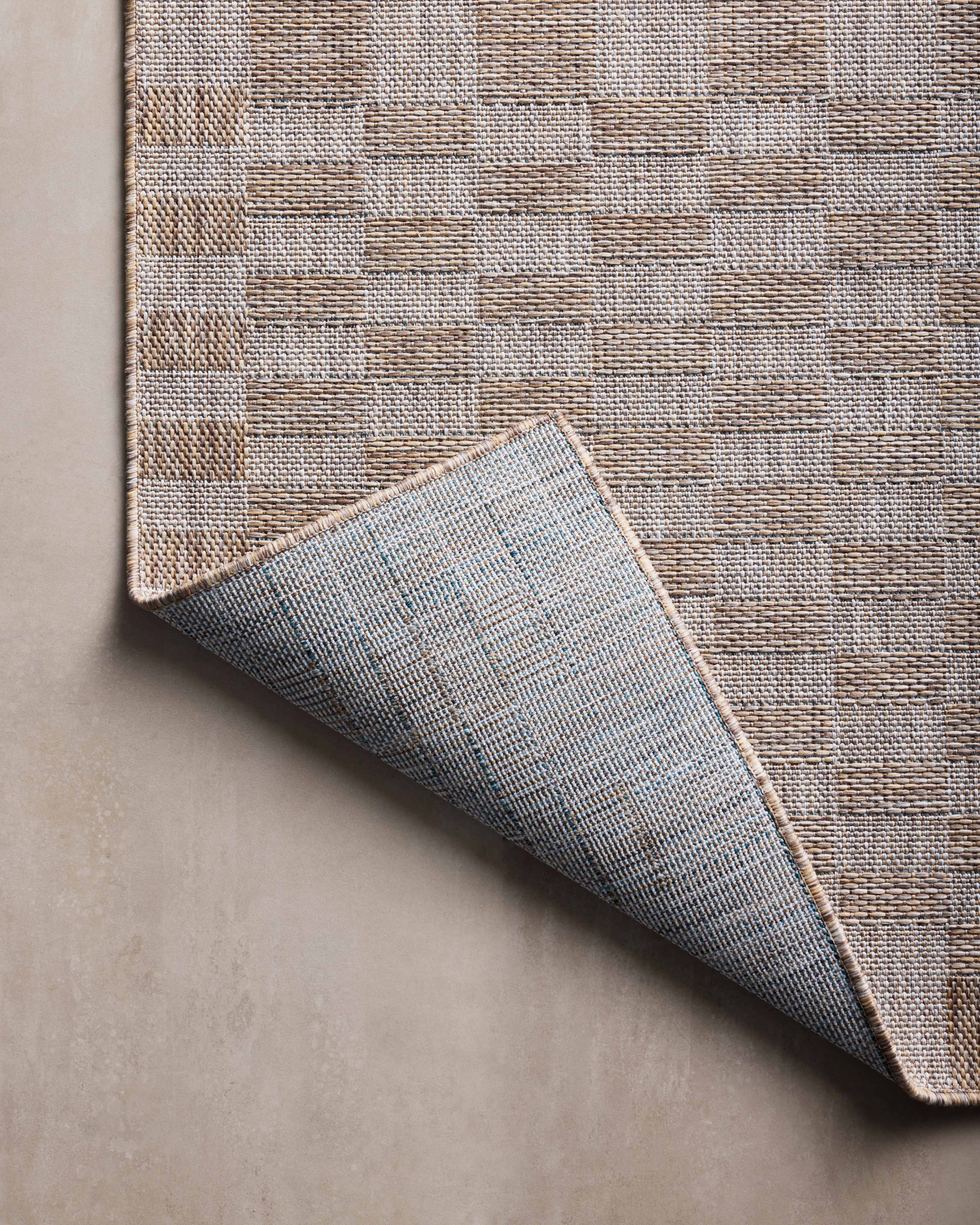 Amber Lewis x Loloi Topanga Natural / Dove Rug 5-Rugs - indoor/outdoor Loloi