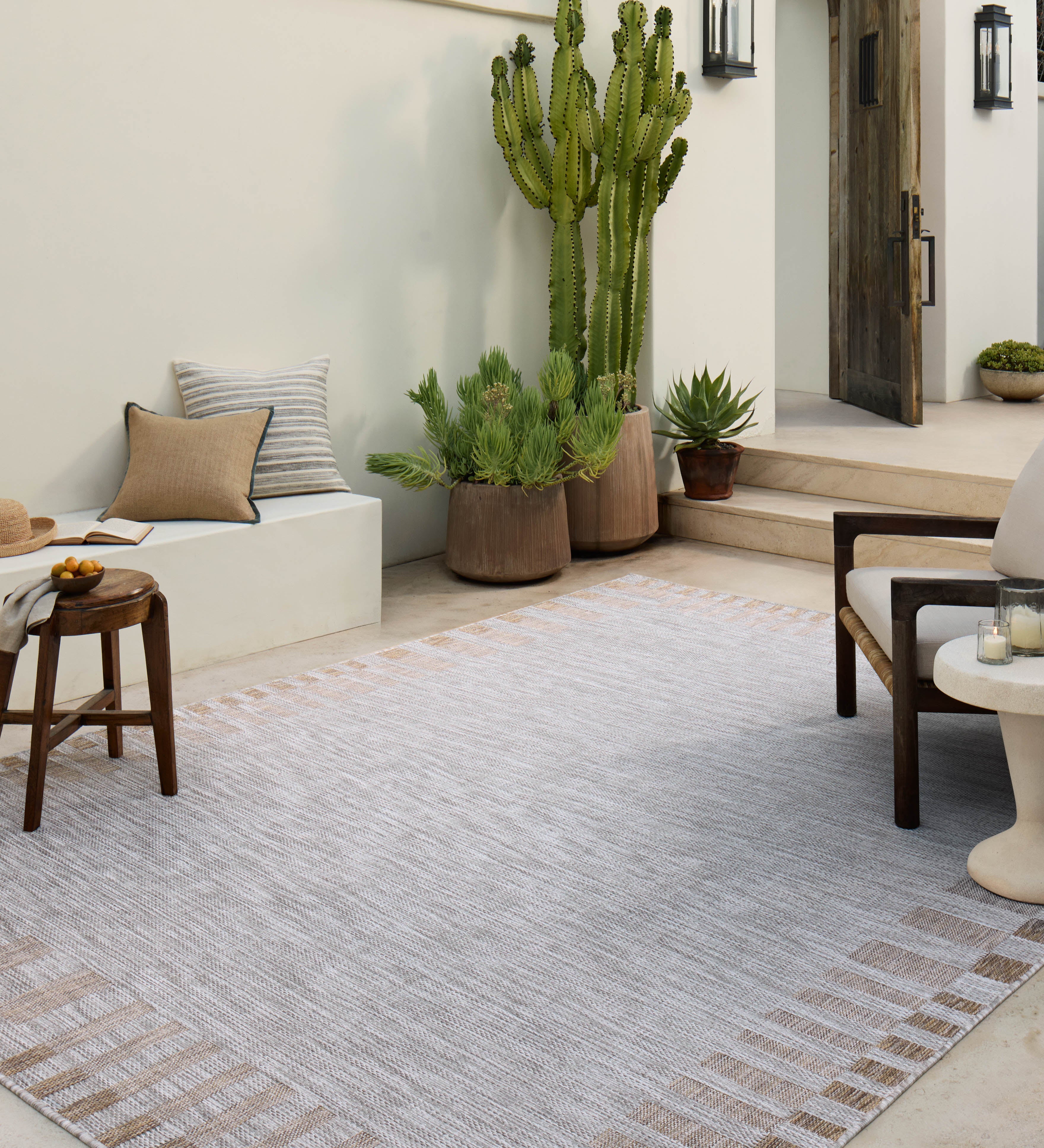 Amber Lewis x Loloi Topanga Silver / Natural Rug