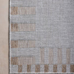 Amber Lewis x Loloi Topanga Silver / Natural Rug 5-Rugs - indoor/outdoor Loloi
